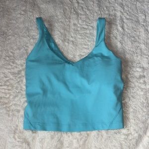 Lululemon Align Tank size 2 cyan blue